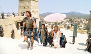A still from the movie Troy