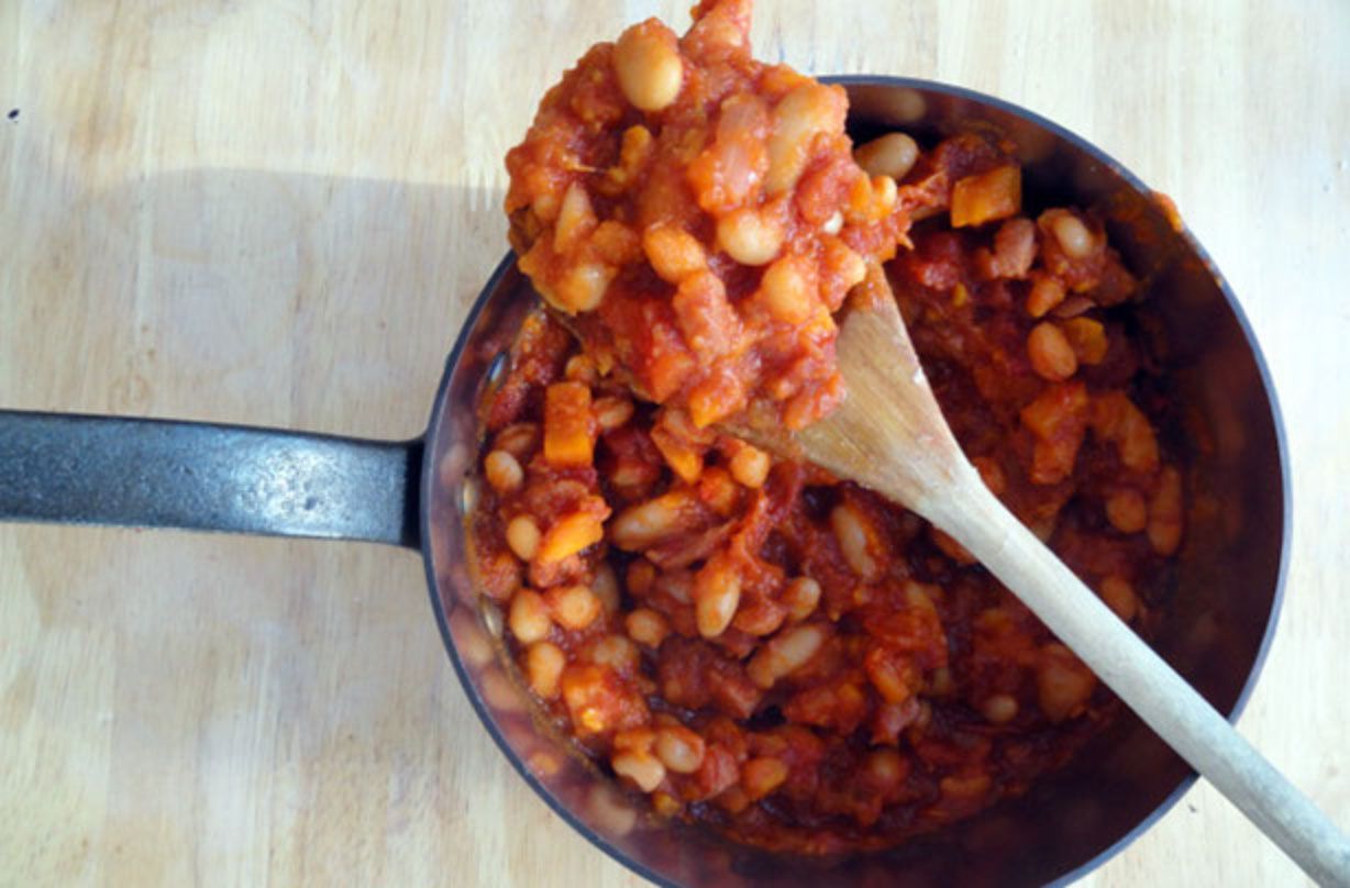 homemade baked beans