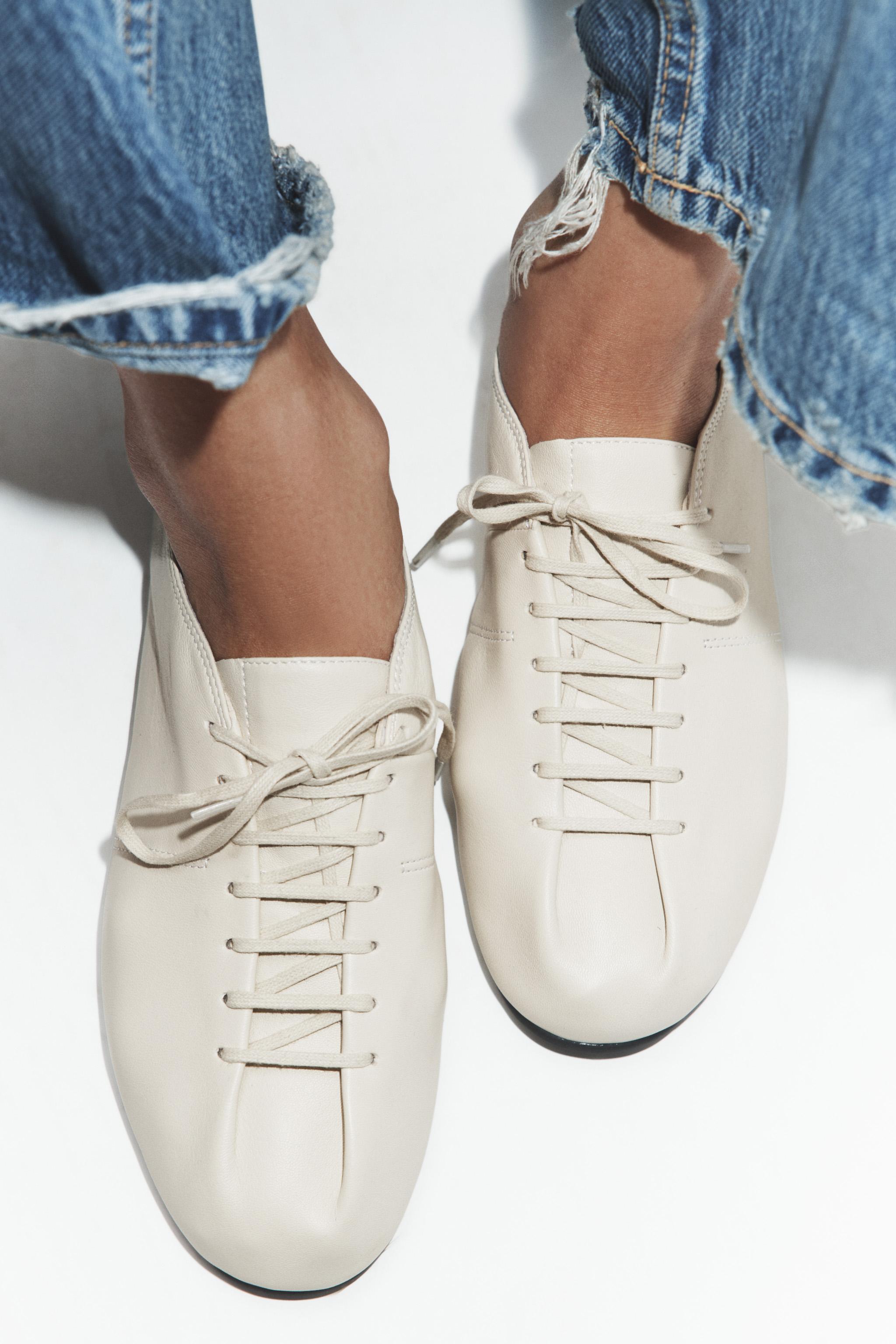 Soft Leather Derby Shoes