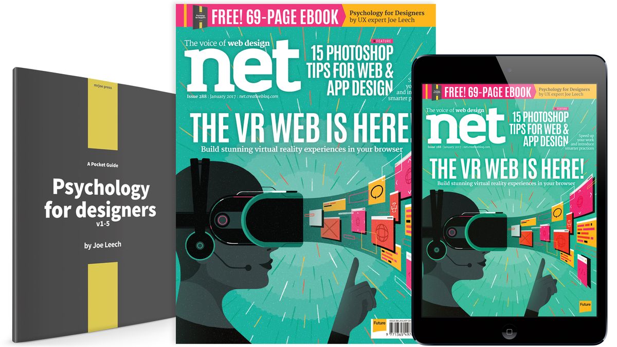 Dive into virtual reality with the new issue of net magazine Creative