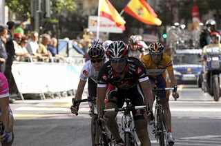 Vladimir Efimkin leads at the 2007 Vuelta