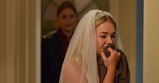 Abi tells Lauren she was in love with Steven. Lauren Branning, Abi Branning in Eastenders.