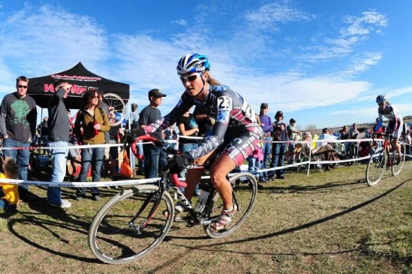 Lindsay Bishop (Mafia Racing) riding in the top 10 today.