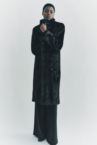 Faux Fur Coat Zw Collection