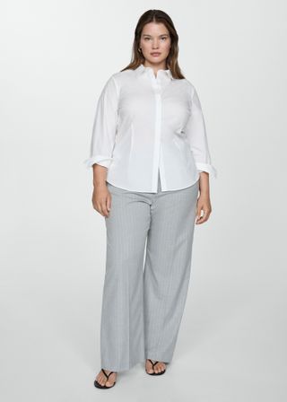 Fitted Cotton Shirt - Women