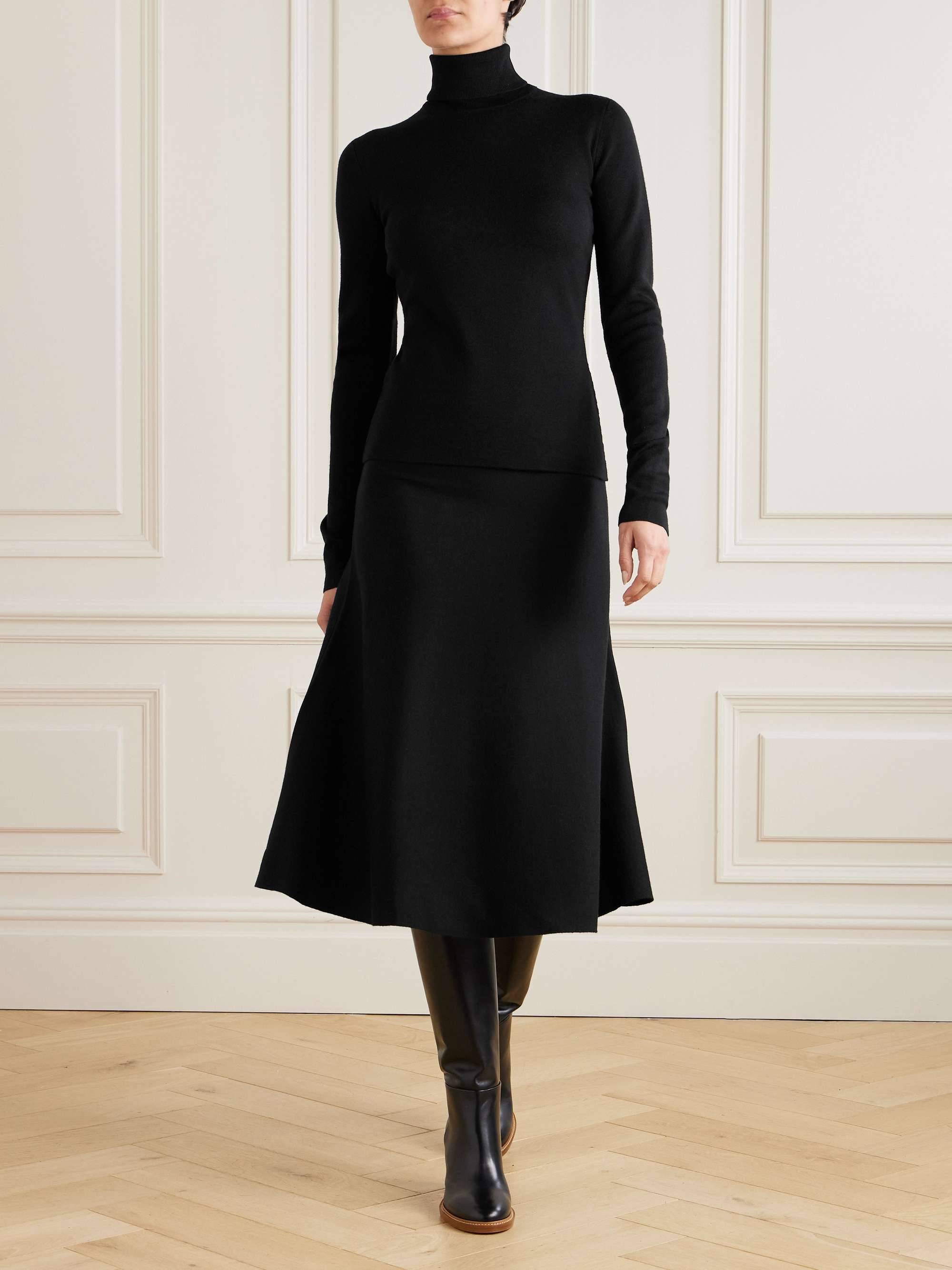 May Wool, Cashmere and Silk-Blend Turtleneck Sweater