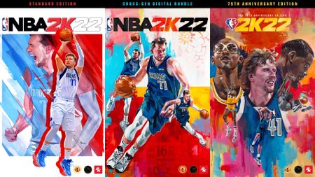 NBA 2K22 covers