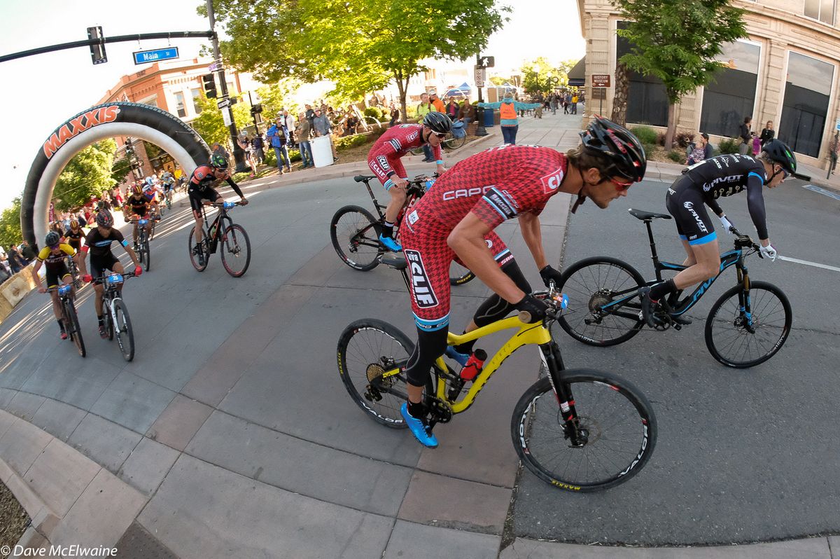 Menso de Jong (Clif Bar) riding to a fourth-place finish