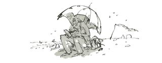 Quentin Blake's ‘Anthology of Readers’ at Shapero Rare Books, December 2019