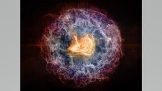 an illustration of a pulsar wind nebula