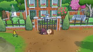 Echoes of the Plum Grove - a player lies dead outside the mayor's house