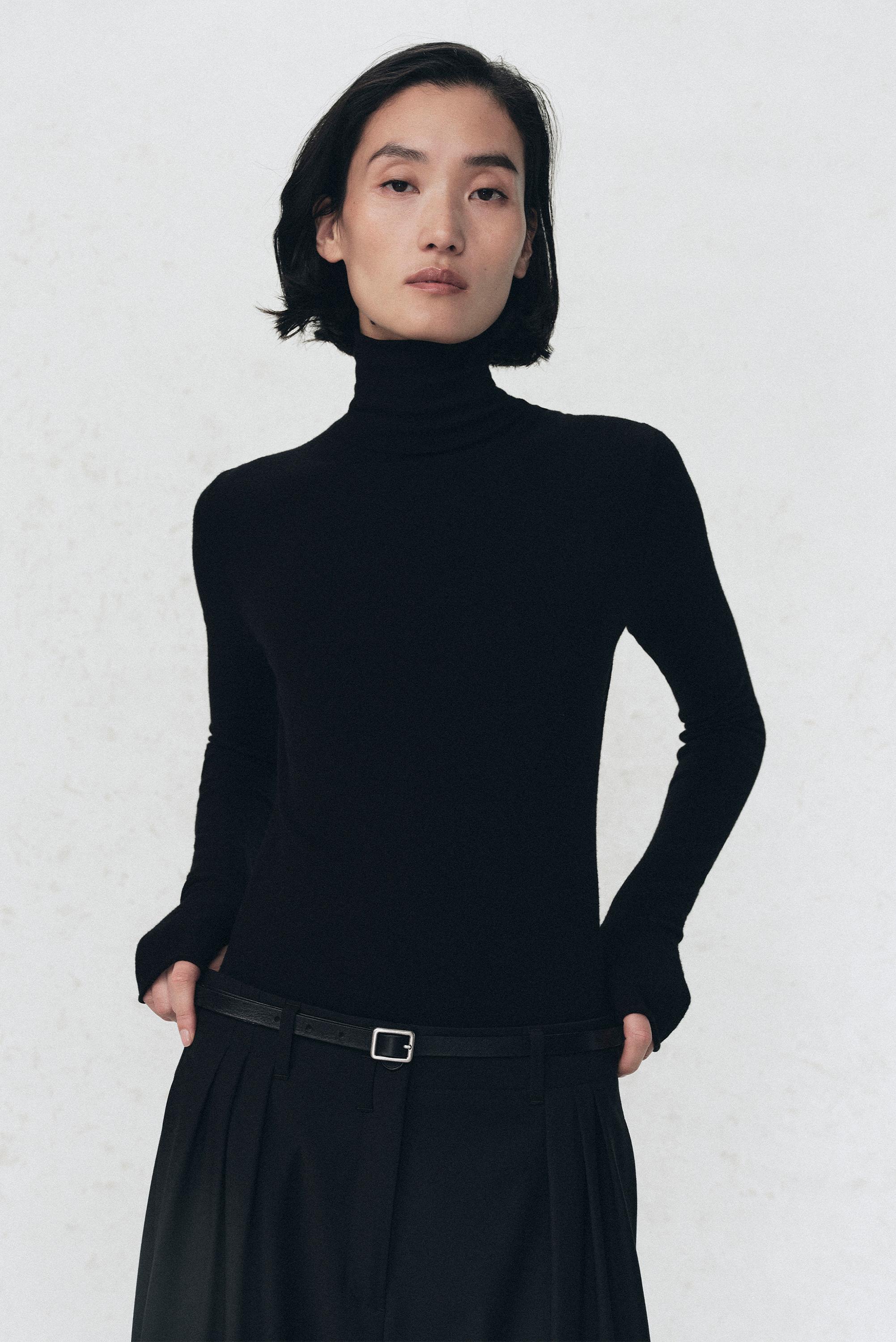 Wool Blend High Neck Bodysuit Soshiotsuki X Zara
