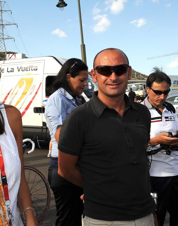 Italian coach Paolo Bettini was on hand to keep an eye on his riders' form.