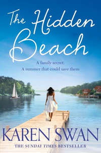 The Hidden Beach by Karen Swan
Karen Swan transports us to the historic city of Stockholm and the beautiful Swedish coast in this epic tale, where Bell Everhurst is working as a nanny for Hanna and Max. Looking after three children, life is ticking along, until Bell receives a call to say Hanna’s first husband has woken up from his coma, sending shockwaves through the family. This story of forgiveness will soon have you swept along and dreaming of Sweden—one of the best book club books for those with wanderlust.
Read it because: It’s emotionally hard-hitting with characters you cannot help but fall in love with.
A line we love: “The room remained empty and still. Vacated. Long ago abandoned. To reach for otherwise was a futile exercise in hope over experience, because if Life had taught him anything, it was that anything could happen. That fate was capricious and cruel. And no one could be trusted.”