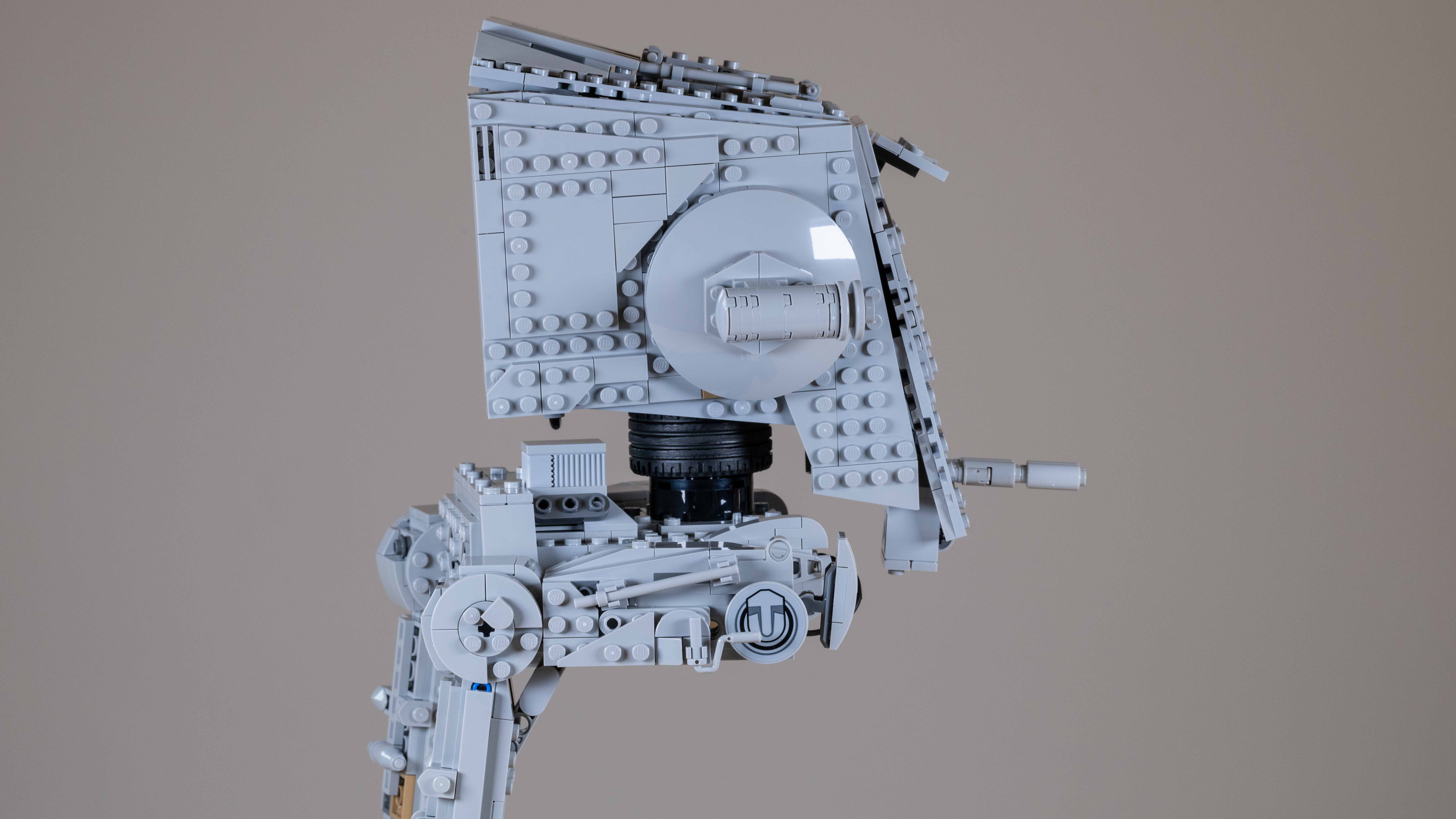 Lego Star Wars AT-ST Walker (75417) on a neutral background