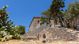 Buildings on Spinalonga Island, Crete