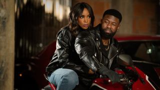 Kelly Rowland and Trevante Rhodes in Netflix's Mea Culpa
