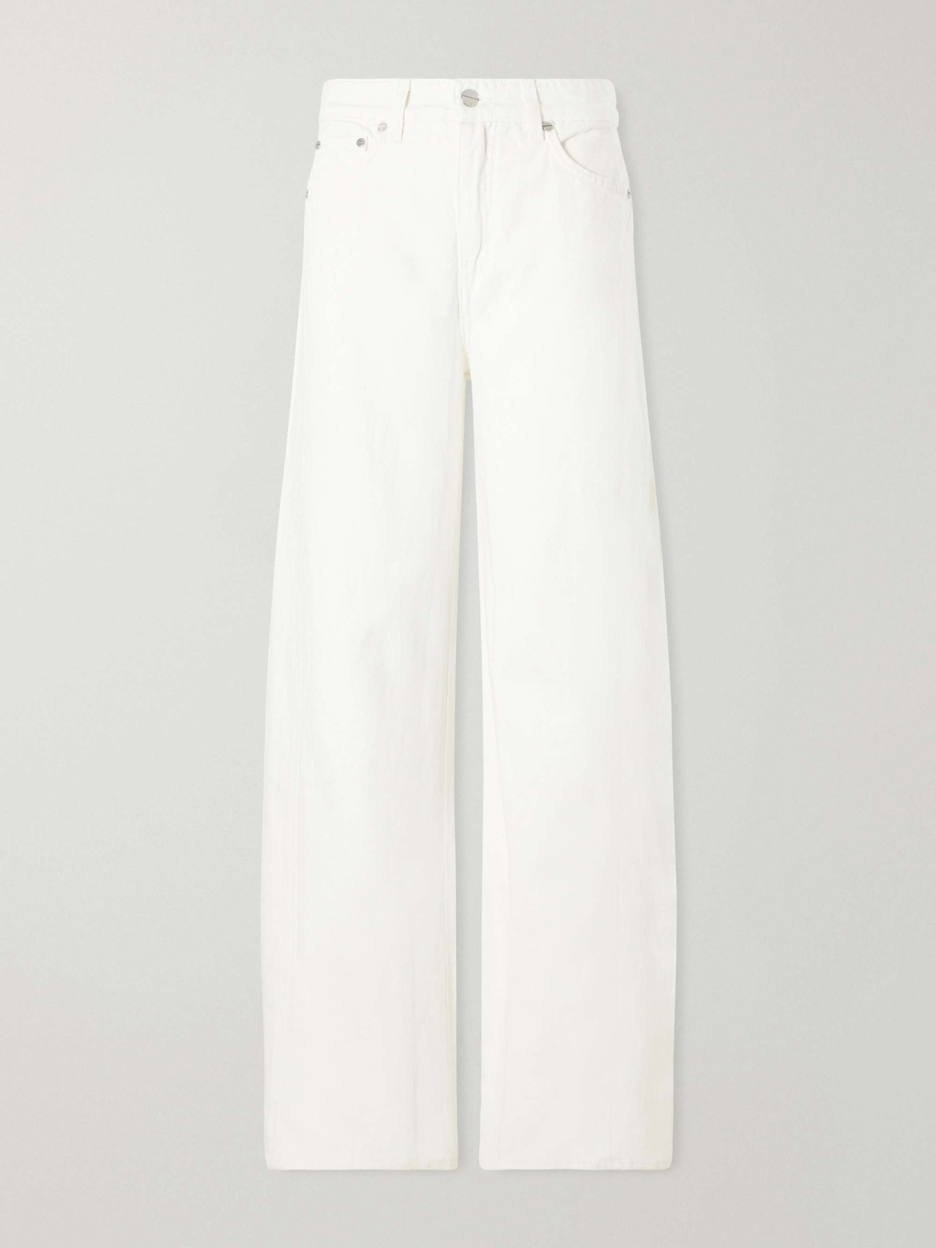 West 11th St Mid-Rise Wide-Leg Jeans