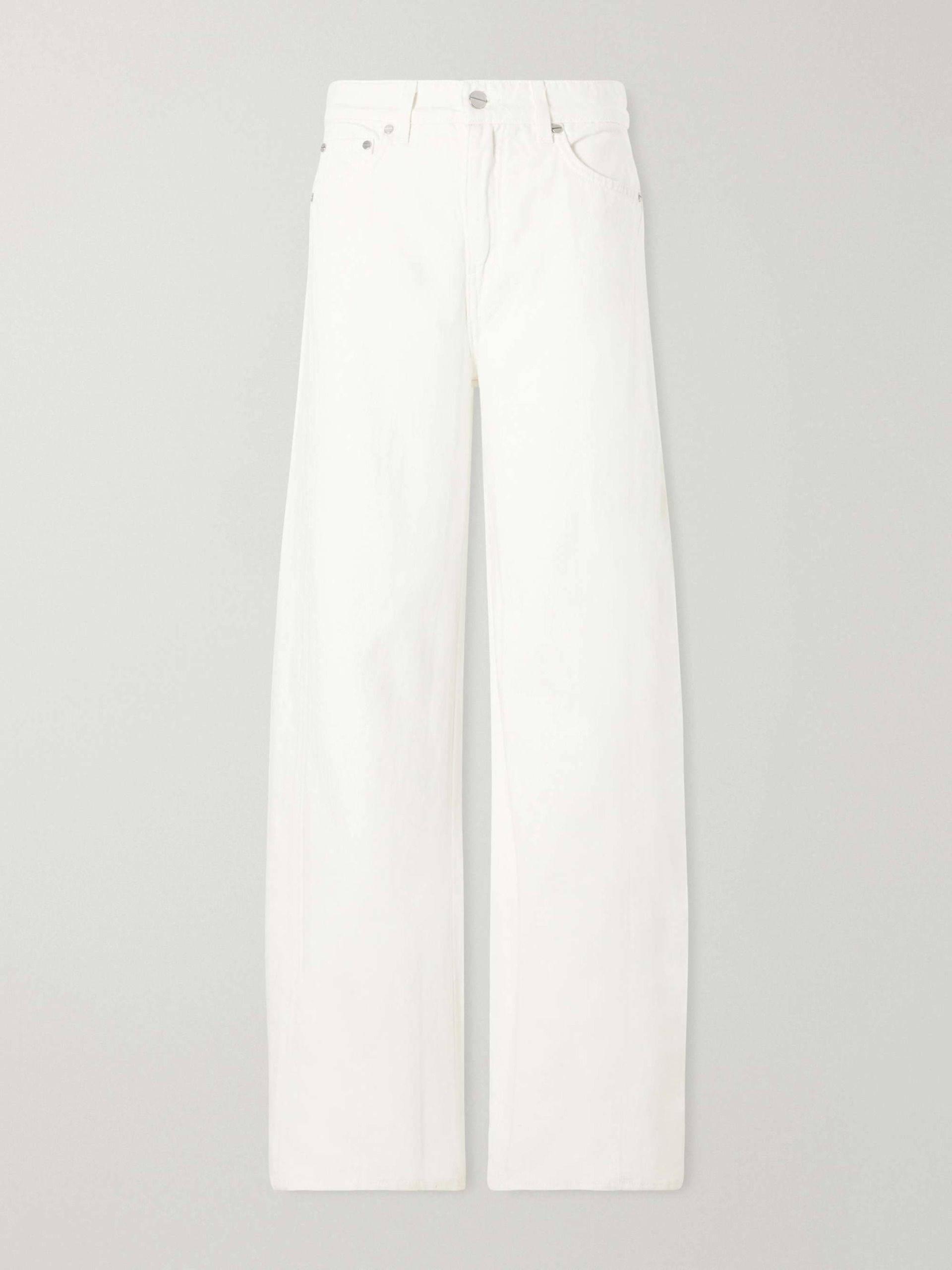 West 11th St Mid-Rise Wide-Leg Jeans