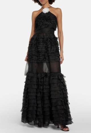 StaudFlorian tiered ruffled organza gown