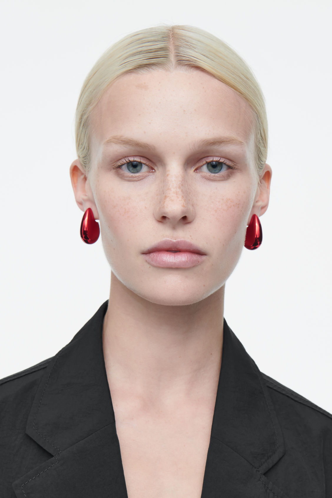 Oversized chunky droplet earrings