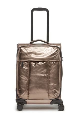 21-Inch Soft Side Spinner Carry-On Suitcase