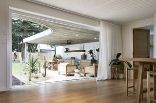 Wood floors in a home with an open space looking outdoors