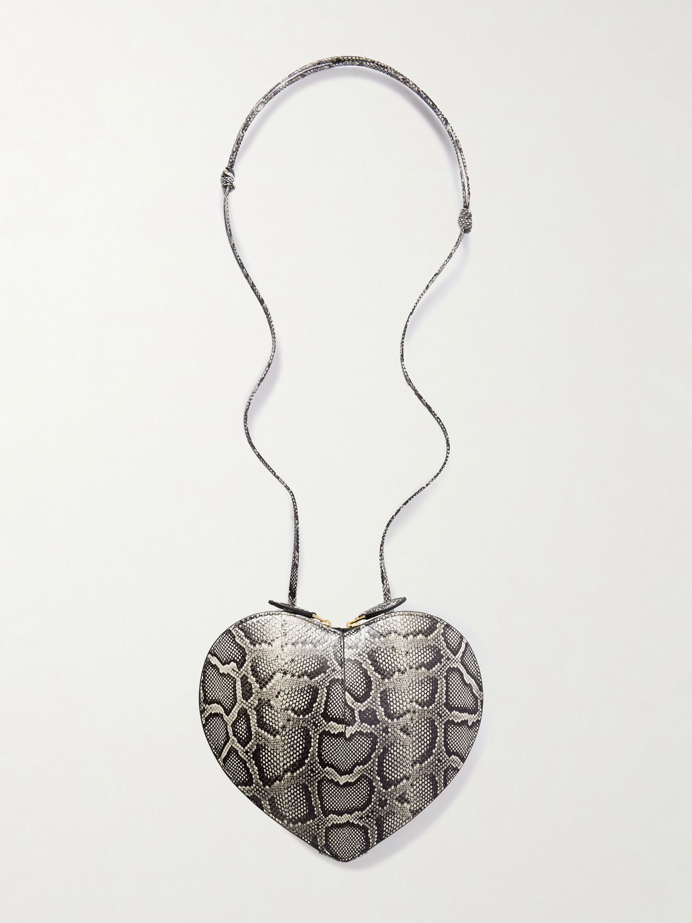 a snake print alaia cross body bag
