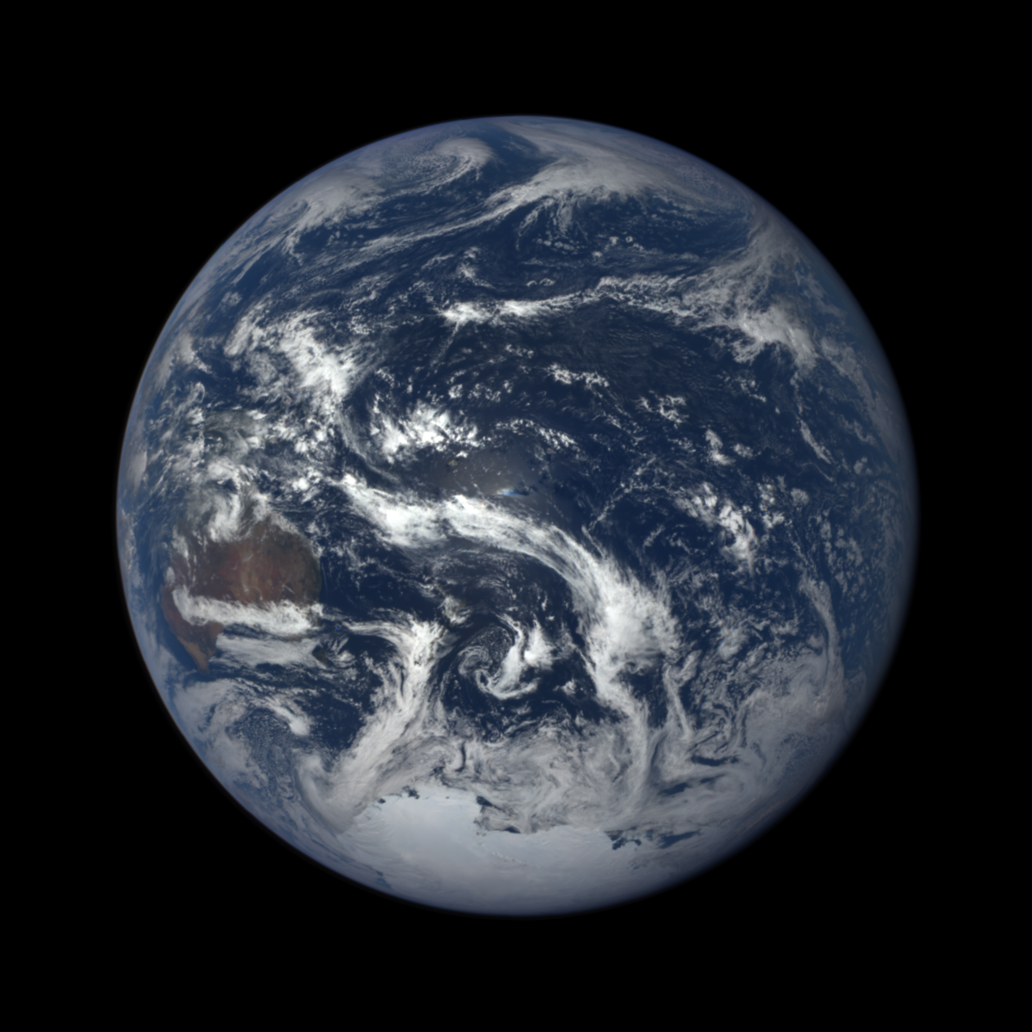 Earth Seen by DSCOVR Satellite