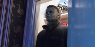 Michael Myers in a closet in the new Halloween