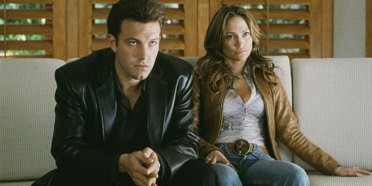 Ben Affleck and Jennifer Lopez in Gigli