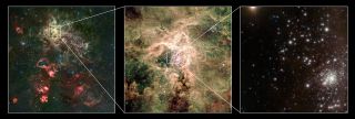 Tarantula Nebula Super-Cluster