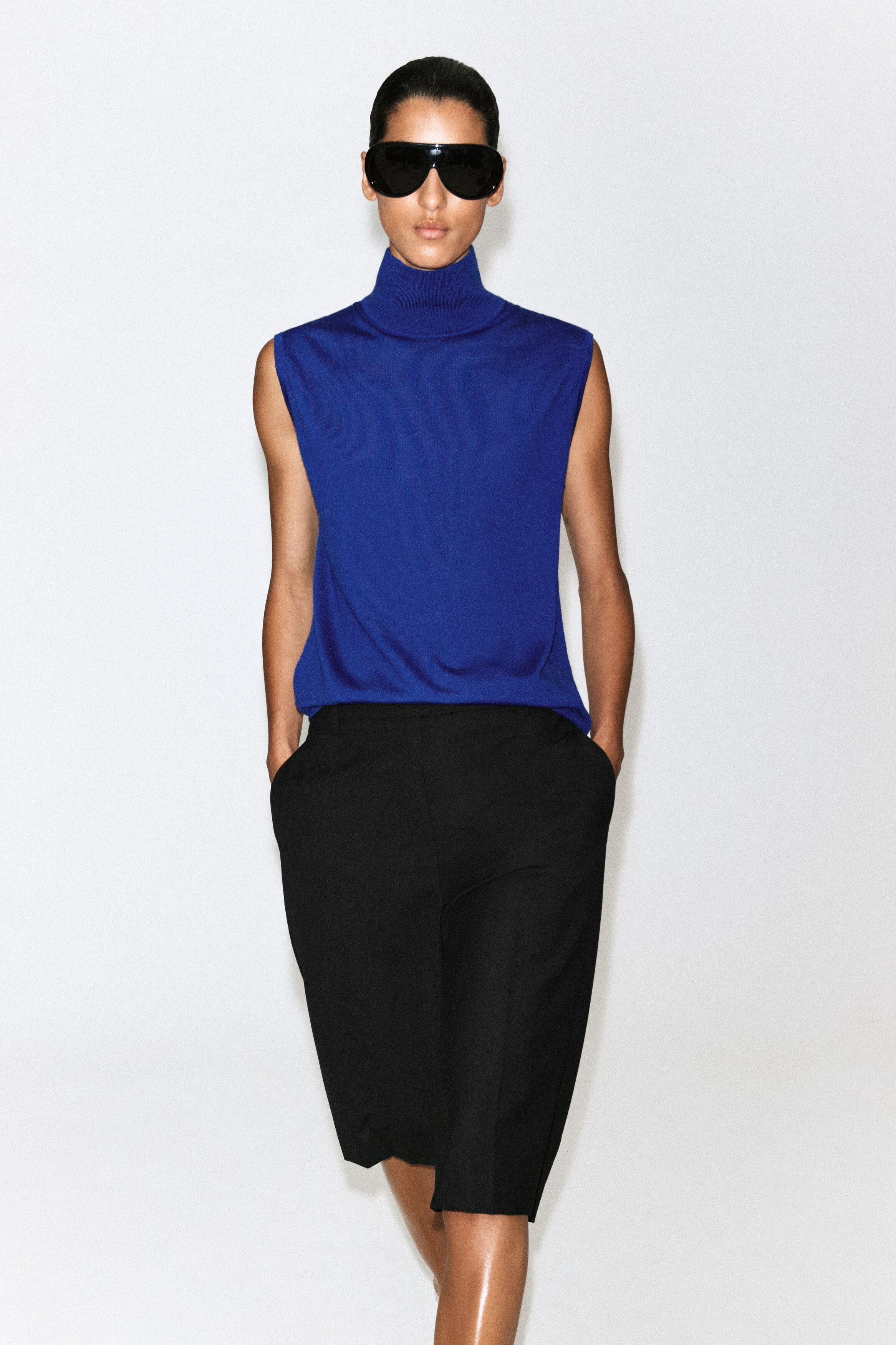 Merino Wool Mock-Neck Tank