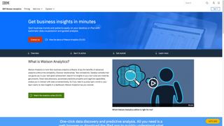 IBM Watson Analytics