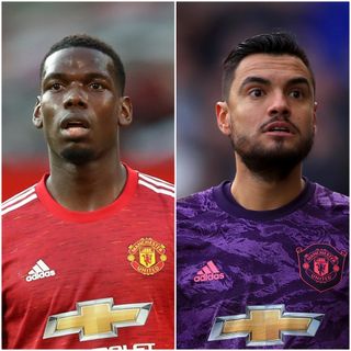 Paul Pogba and Sergio Romero