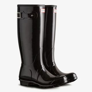 Hunter Womens Original Tall Gloss Black