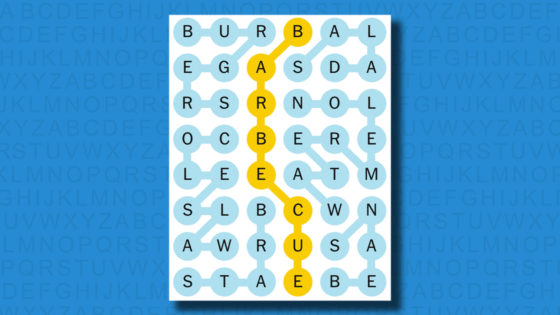 NYT Strands answers for game 488 on a blue background