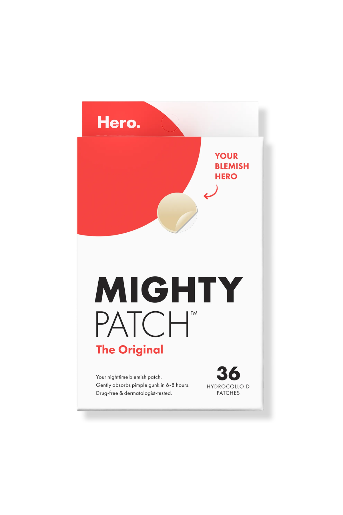 A pack of Hero Mighty Patches.