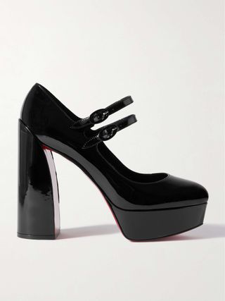 Movida Jane 130 Patent-Leather Platform Pumps