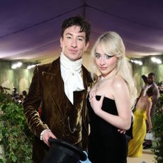 Barry Keoghan and Sabrina Carpenter attend the 2024 Met Gala