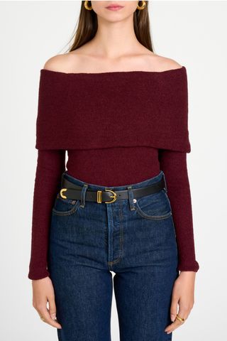 Wayf Morgan Off The Shoulder Sweater