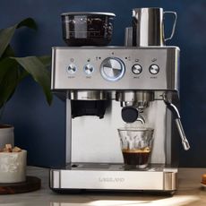 Lakeland espresso machines on a countertop 