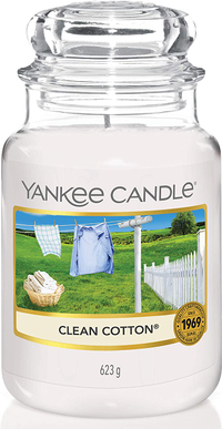 Yankee Candle Clean Cotton Large Jar Candle - £27.99 £16.99 (SAVE £11)