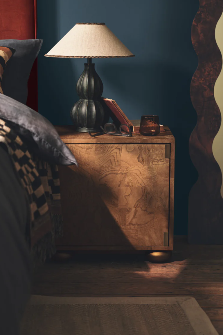Oka Prod, Midas Side Table - Warm Burl