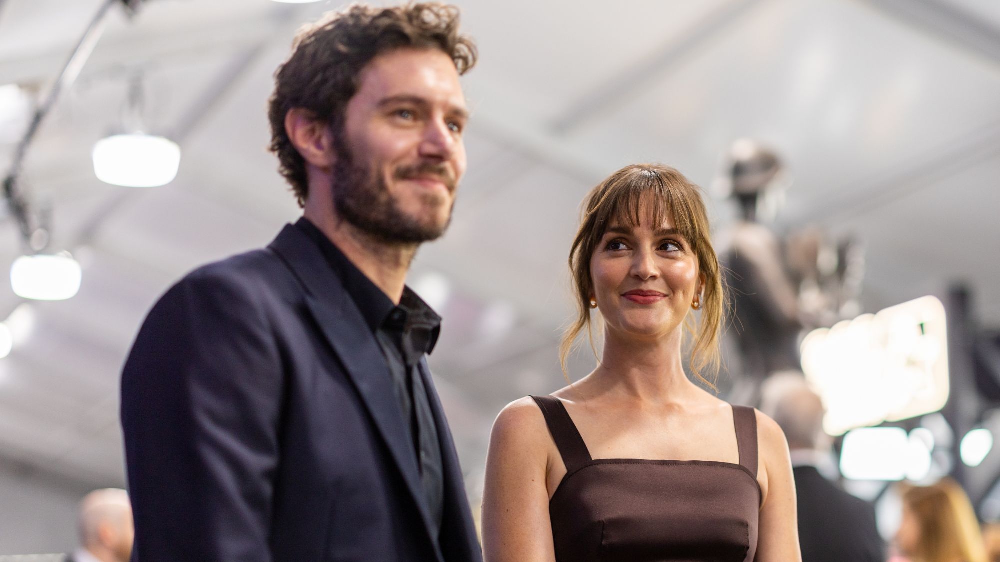 Adam Brody and Leighton Meester attend the 30th annual Screen Actors Guild Awards