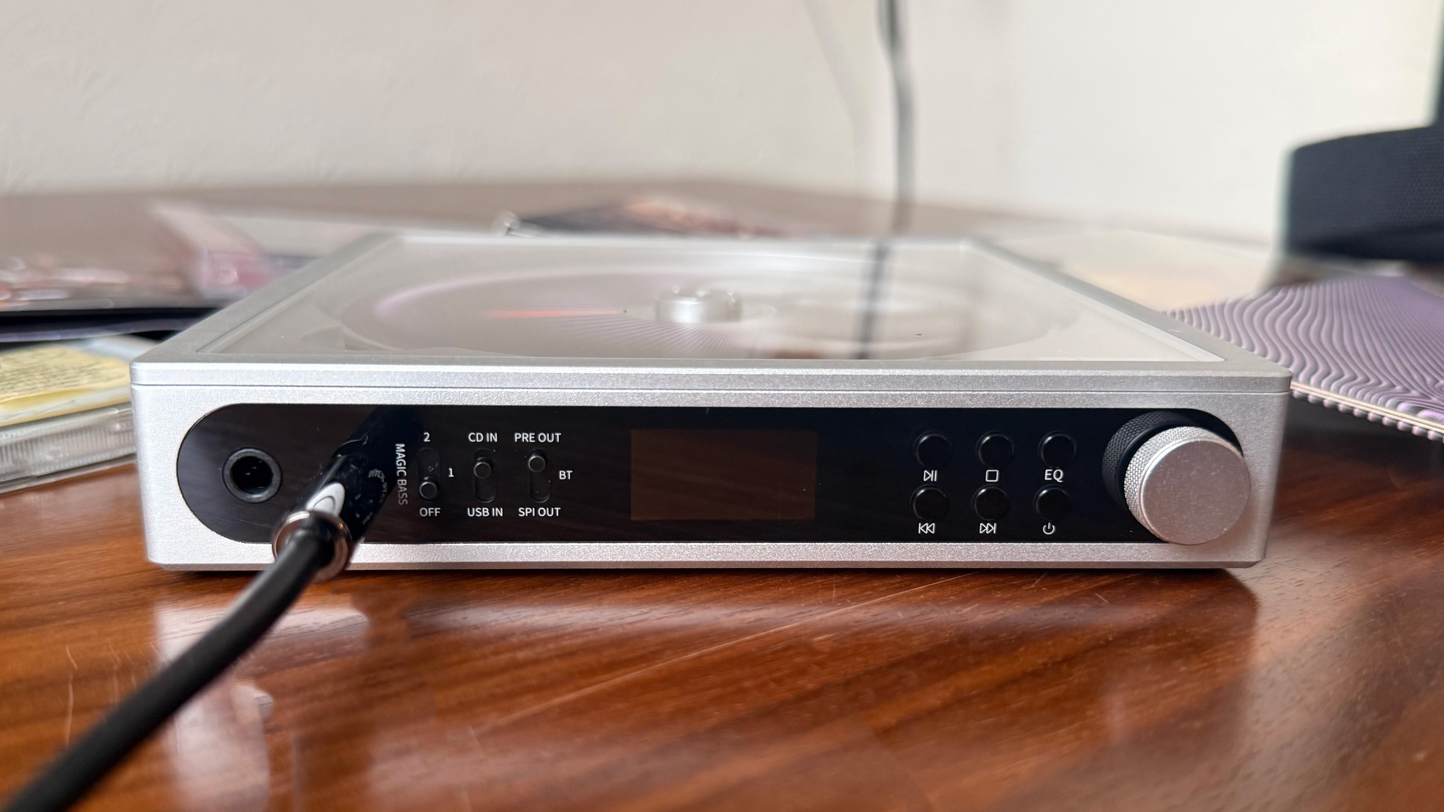 the fiio dm15 playing a cd