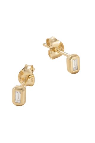 14-Karat Gold Diamond Earrings