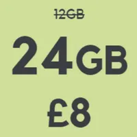 24GB data SIM only plan: £8 a month at Smarty
Deal ends 13th February 2023