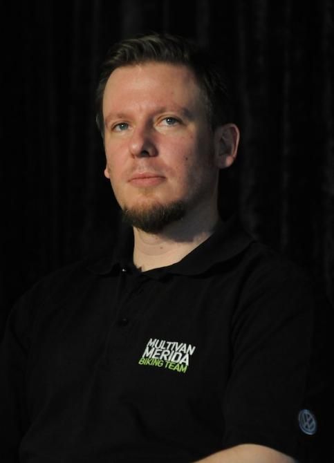 New Multivan Merida Biking Team manager Fabian Aust