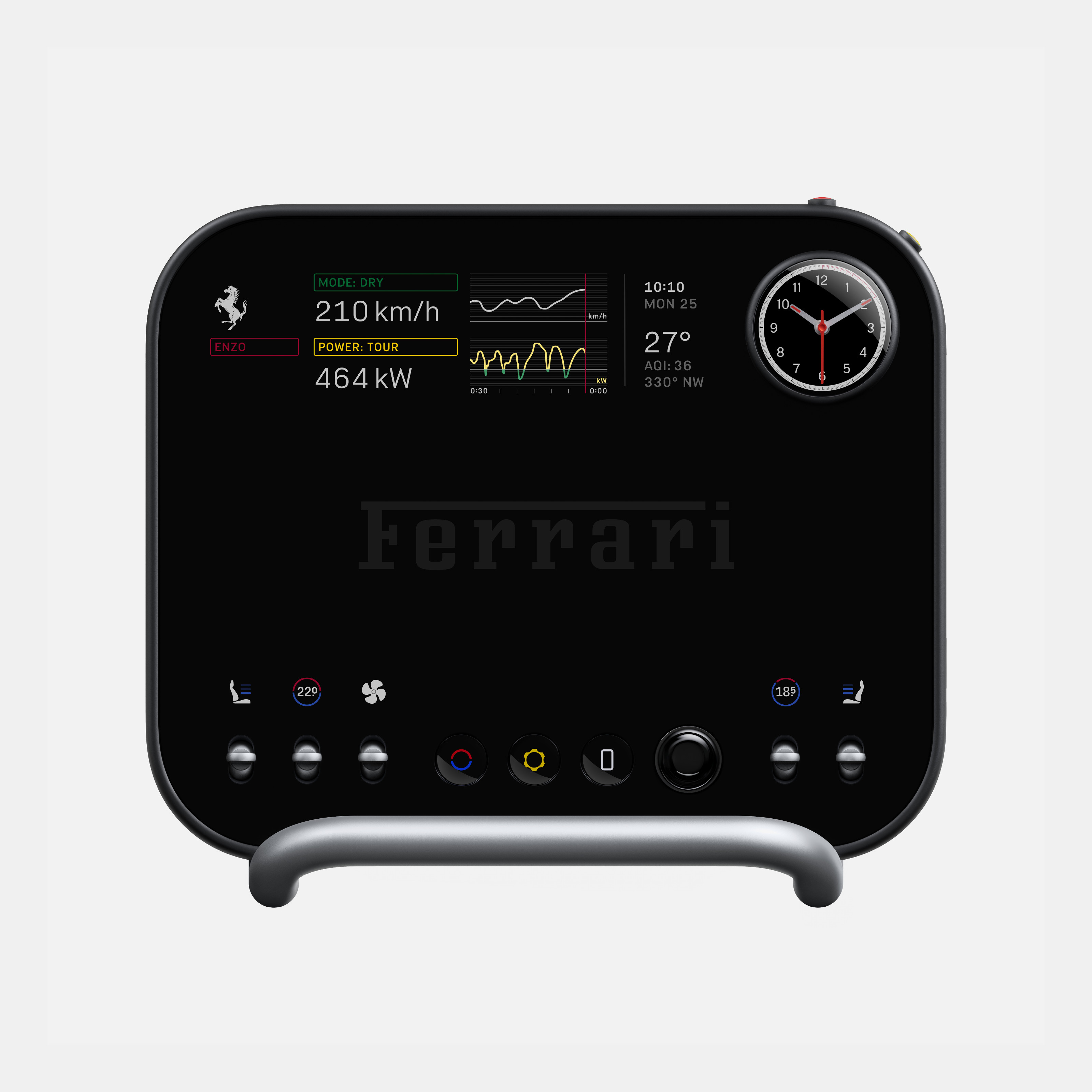 Ferrari Luce central control panel